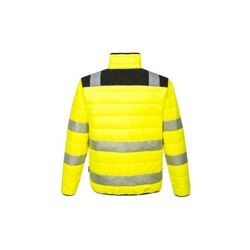 Portwest Reflexní zateplená bunda PW3 Hi-Vis Baffle, žlutá/černá, vel. M