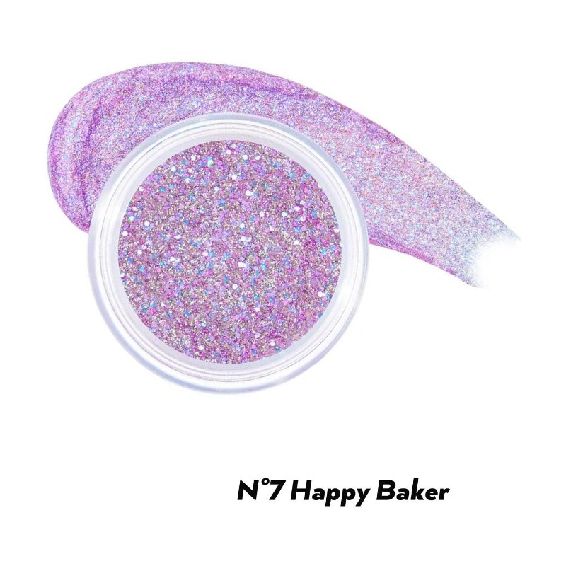 Unleashia Get Loose Glitter Gel 7 Happy Baker Gelové třpytky na obličej a tělo 4 g