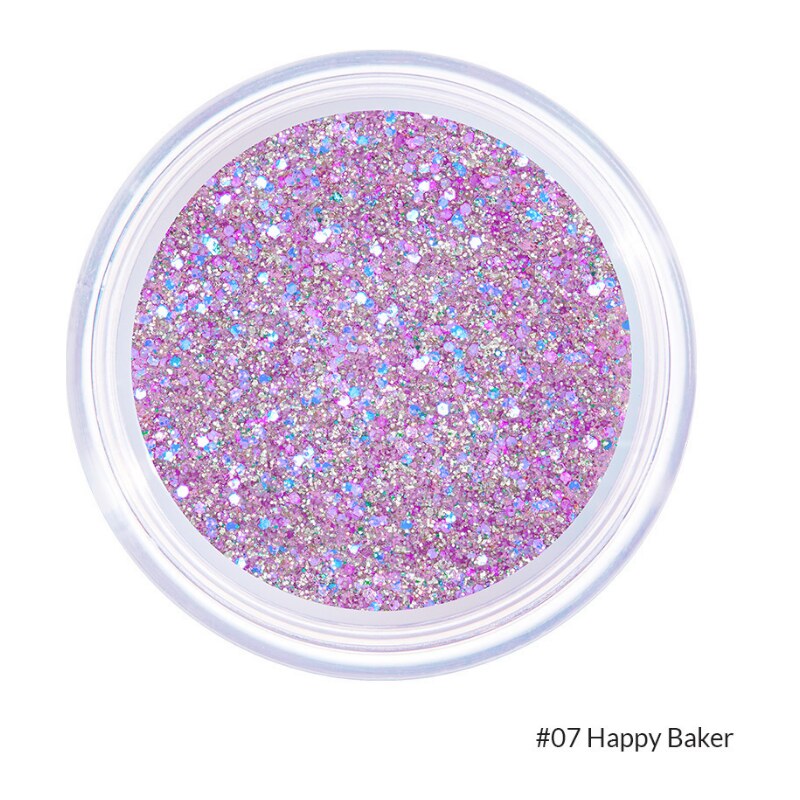 Unleashia Get Loose Glitter Gel 7 Happy Baker Gelové třpytky na obličej a tělo 4 g