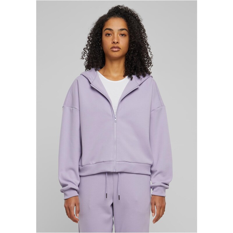 Urban Classics Dámská mMikina Cozy Short Hoody lila