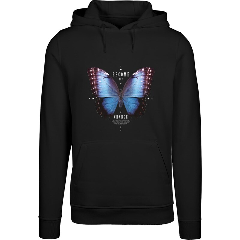 Mister Tee Pánská mMikina Become The Change Butterfly Hoody