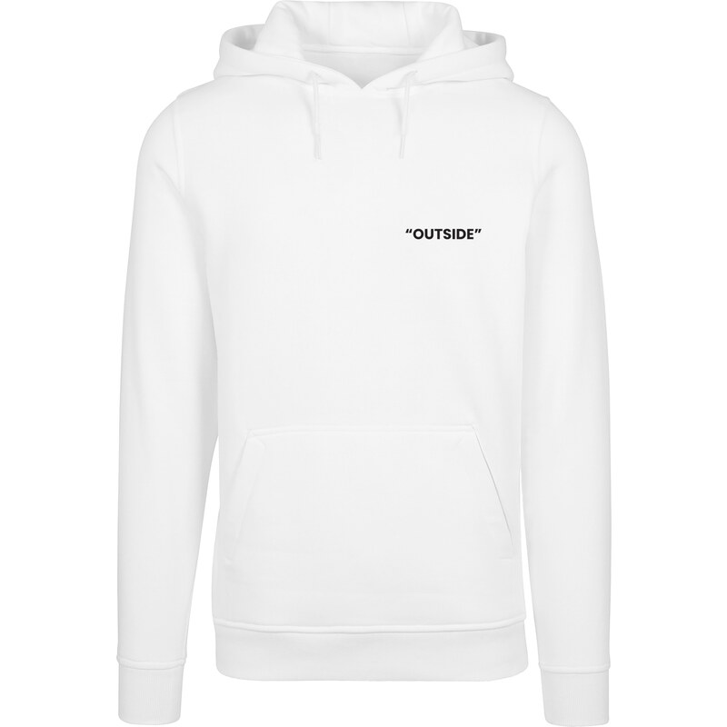 Mister Tee Pánská mMikina Out$ide Hoody bílá