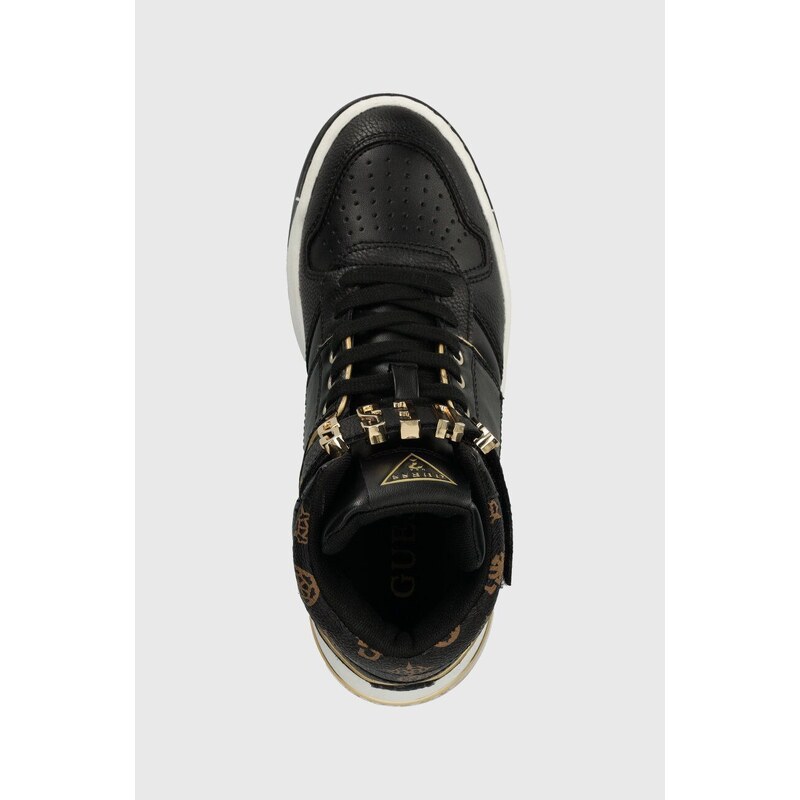 Sneakers boty Guess CORTEN3 černá barva, FLPCR3 FAL12