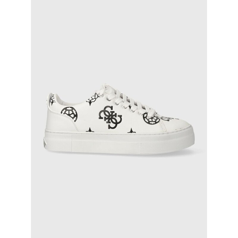 Sneakers boty Guess GIANELE4 bílá barva, FLPGN4 ELE12