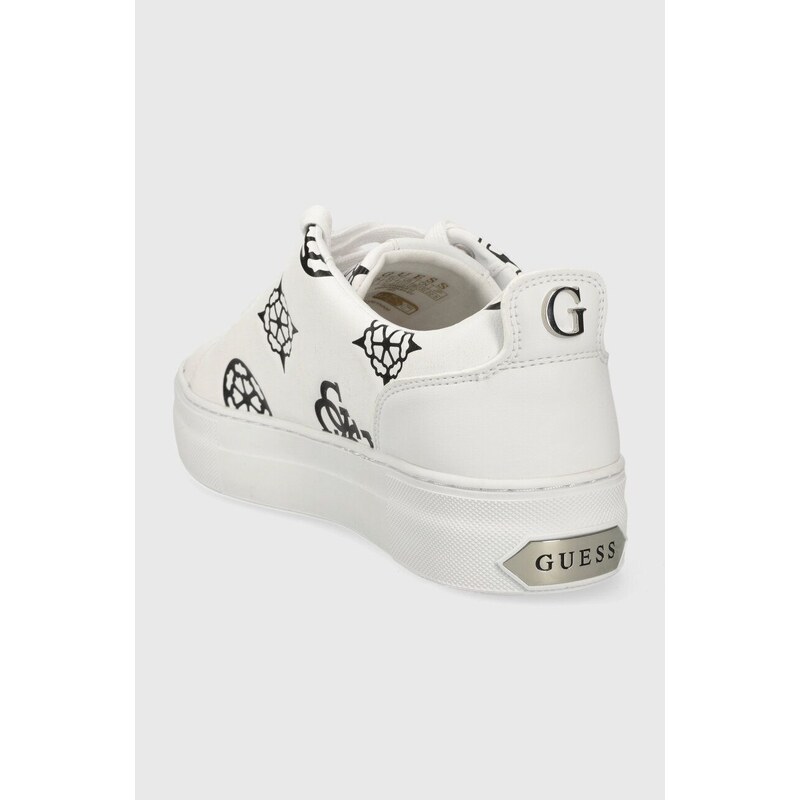 Sneakers boty Guess GIANELE4 bílá barva, FLPGN4 ELE12