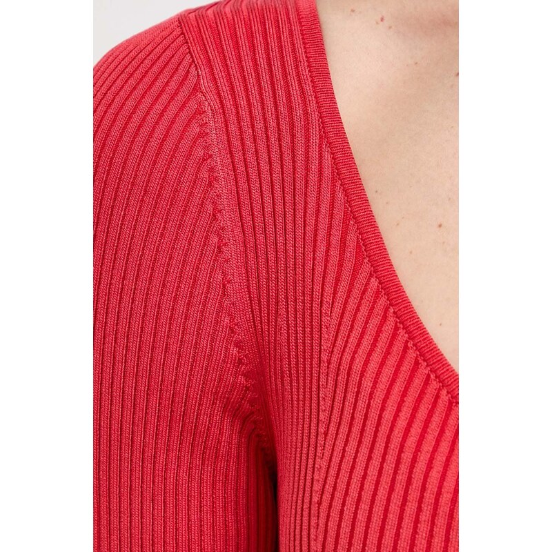 Šaty Pinko červená barva, maxi, 102800.A170