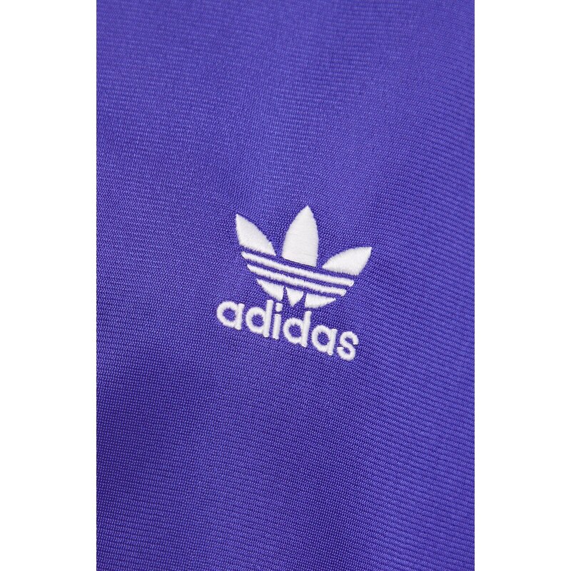 Mikina adidas Originals dámská, fialová barva, hladká, IP0605