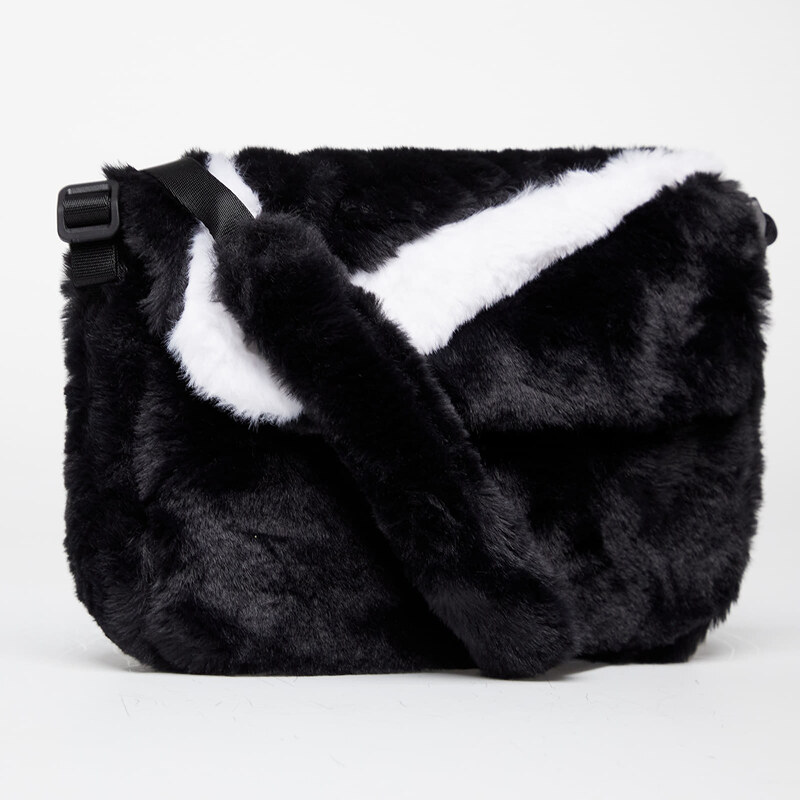 Nike Sportswear Futura 365 Faux Fur Crossbody Black/ Black/ White