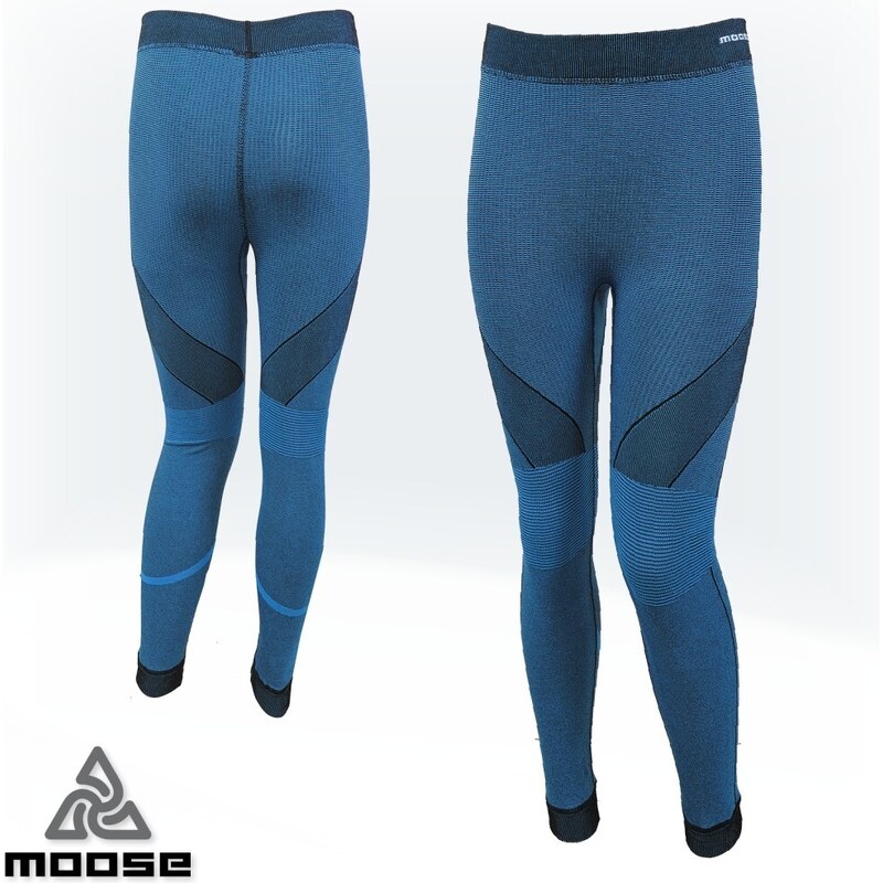 JUNIOR PANTS LSL sportovní funkční prádlo Moose modrá 3XS/XXS