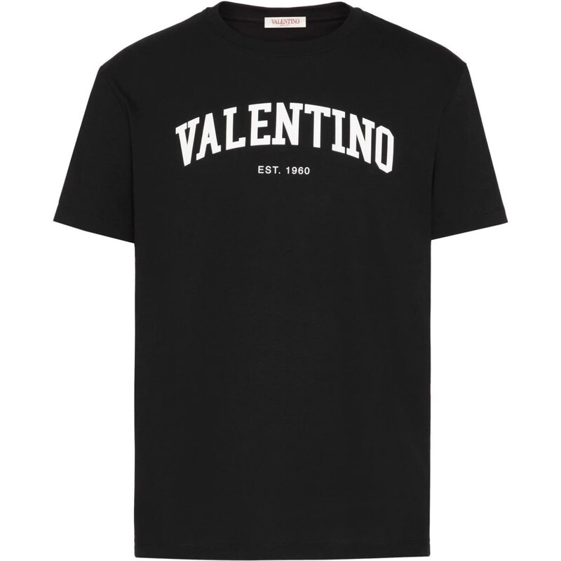 VALENTINO Logo Black tričko