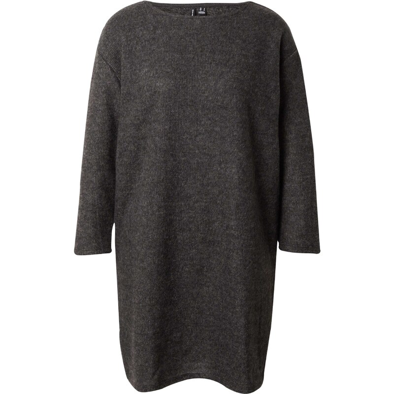 VERO MODA Úpletové šaty Blis černý melír