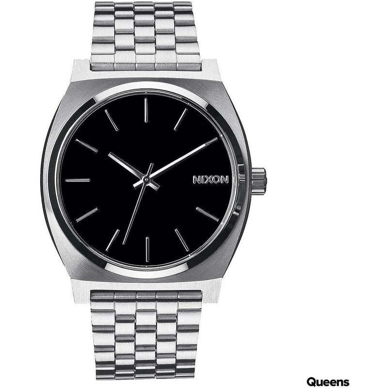 Pánské hodinky Nixon Time Teller Silver/ Black