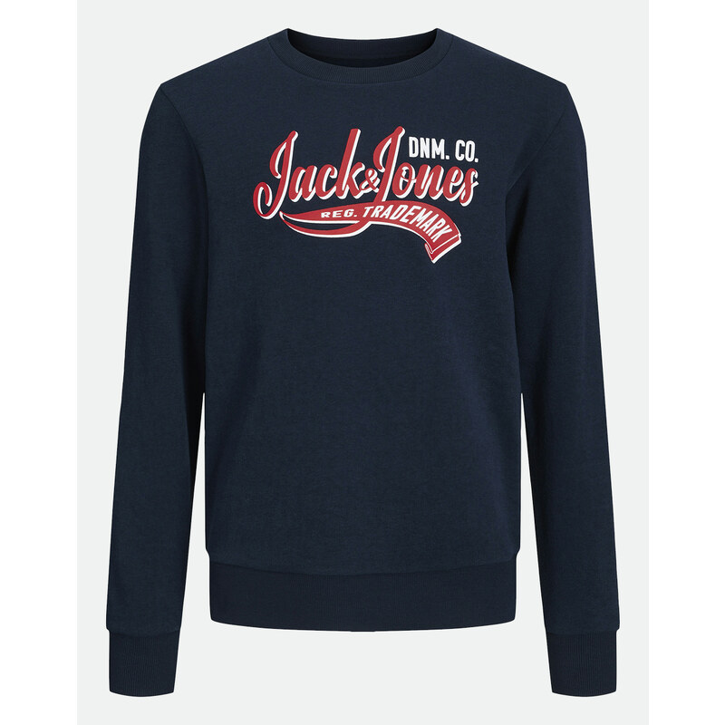 JACK&JONES JJELOGO SWEAT CREW NECK 2 COL SS24 JNR