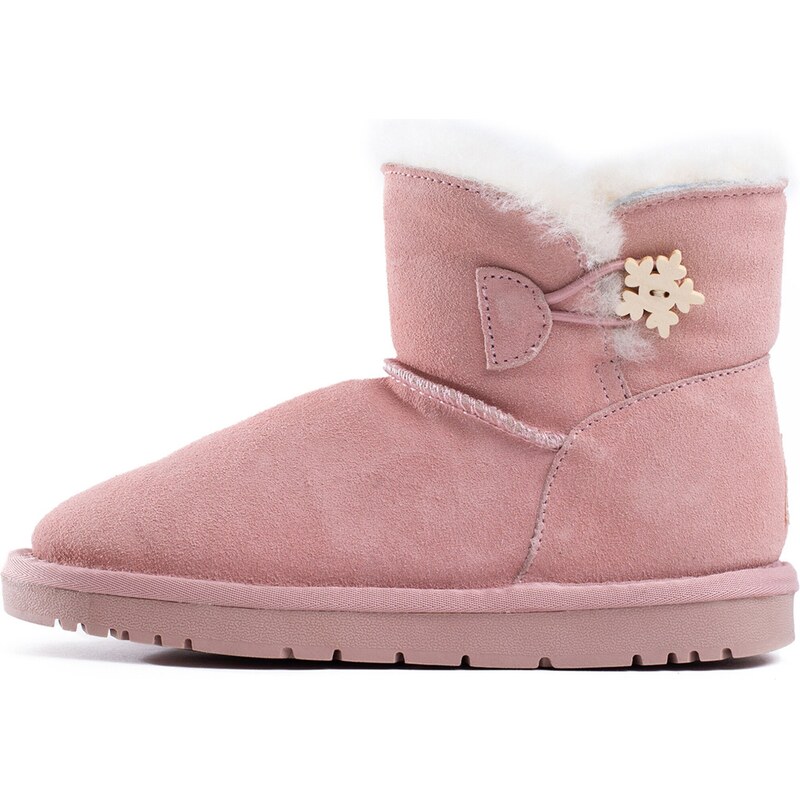 Gooce Kozačky Bonheur pink / bílá