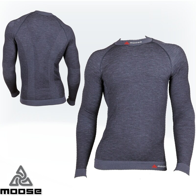 BASE MERINO TEE MEN teplé sportovní termoprádlo Moose 88798079