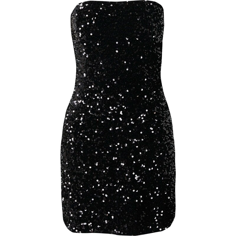 Lindex Šaty Dress Rosa černá