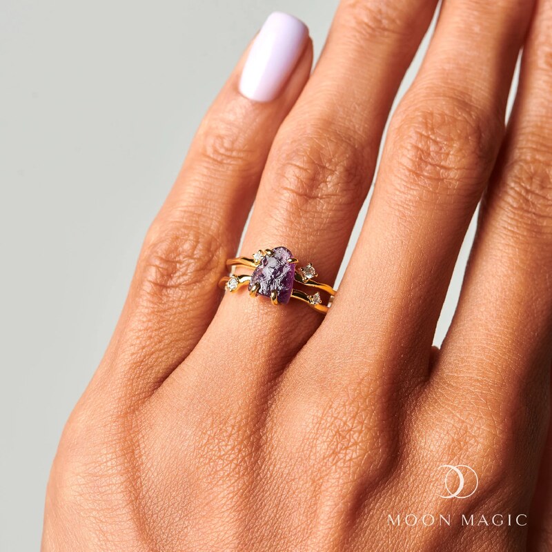 Royal Exklusive Royal Fashion prsten 18k zlato Vermeil SKA-R002-ROSEGOLD-GREENAPATITE