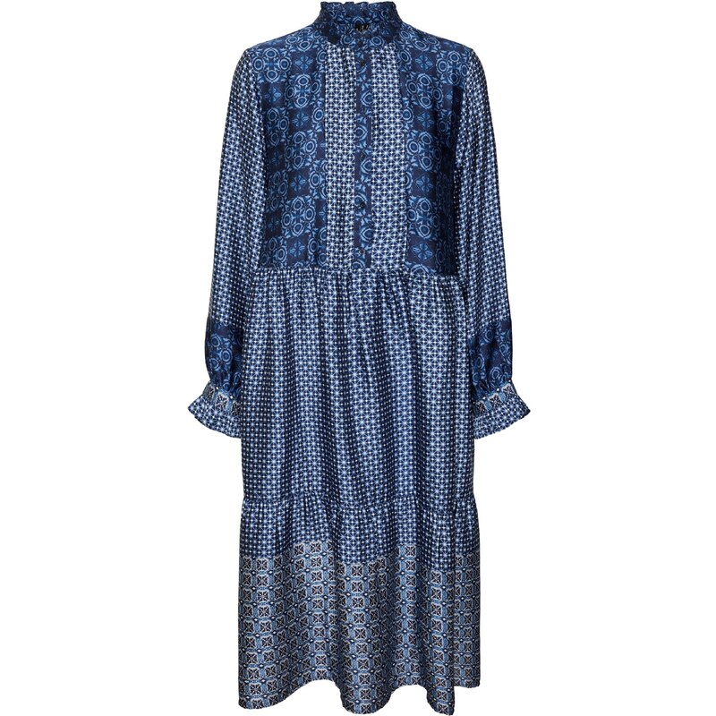 VERO MODA Košilové šaty Levi námořnická modř / bílá / offwhite