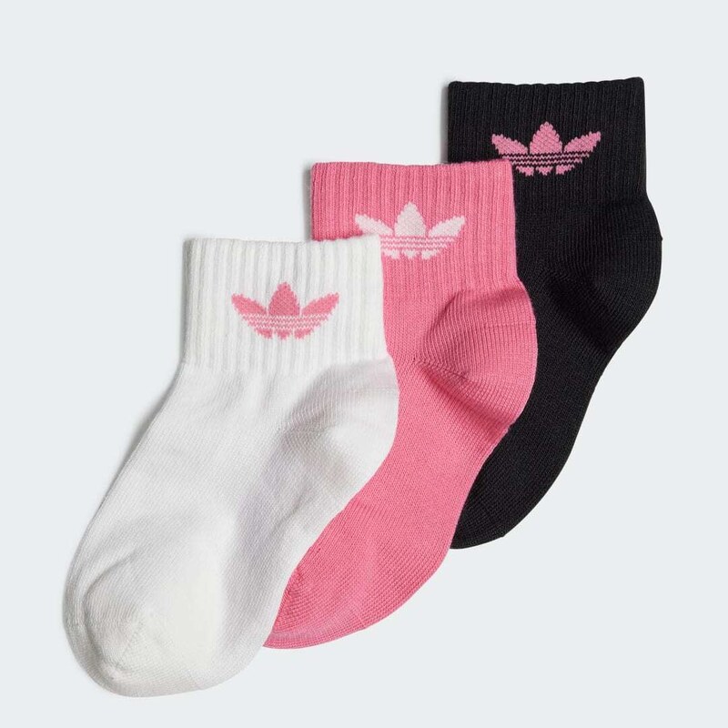 Adidas Ponožky Mid Ankle Kids – 3 páry