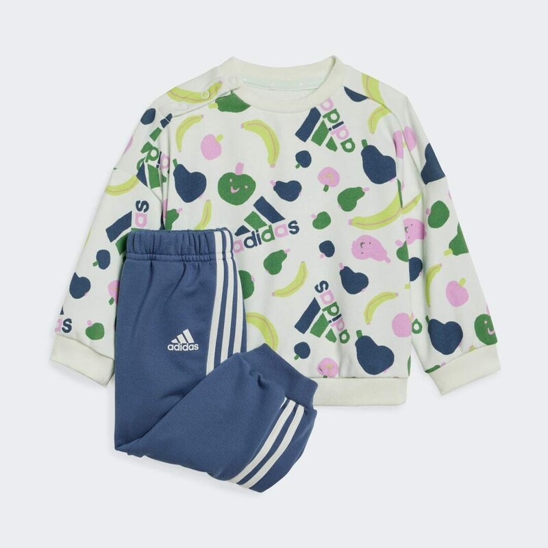 Adidas Souprava Essentials Allover Print Jogger Set Kids