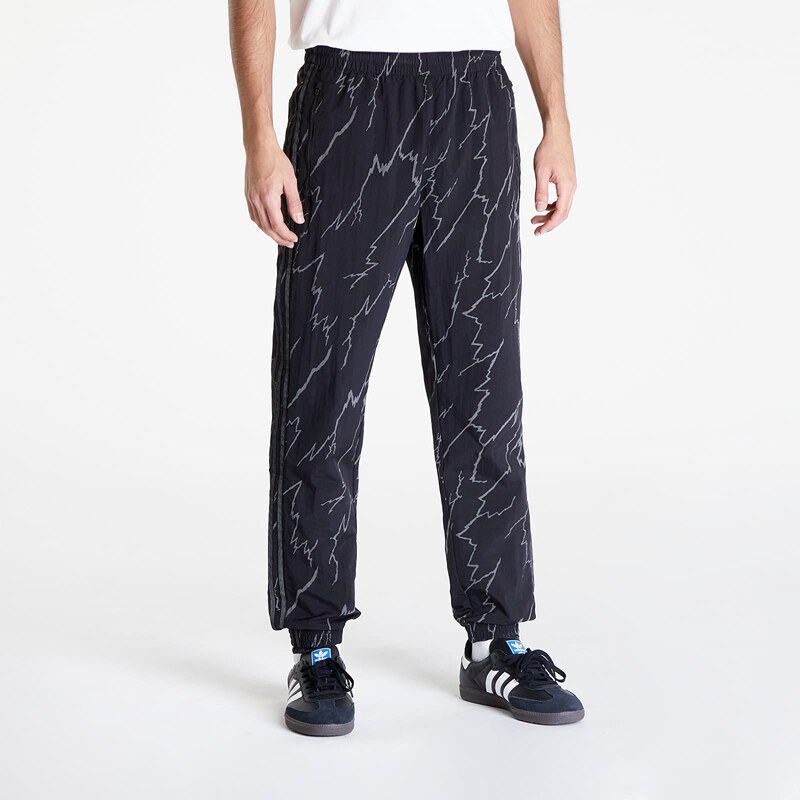 adidas Originals Pánské šusťákové kalhoty adidas Aop Sst Pant Black