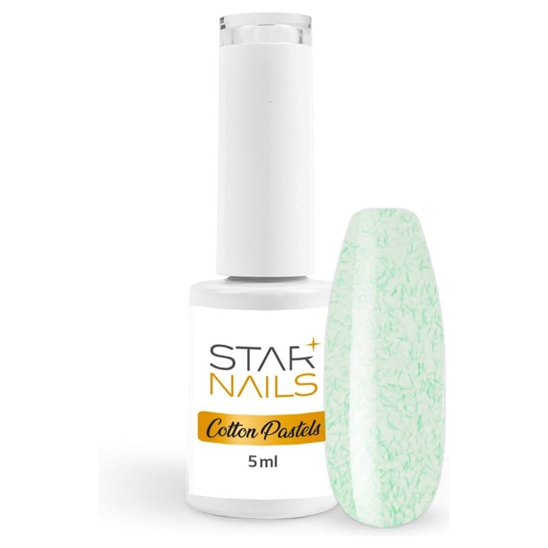 UV/LED Gel Polish Cotton Pastels, 5ml - 008, Sugar Mint - gel lak