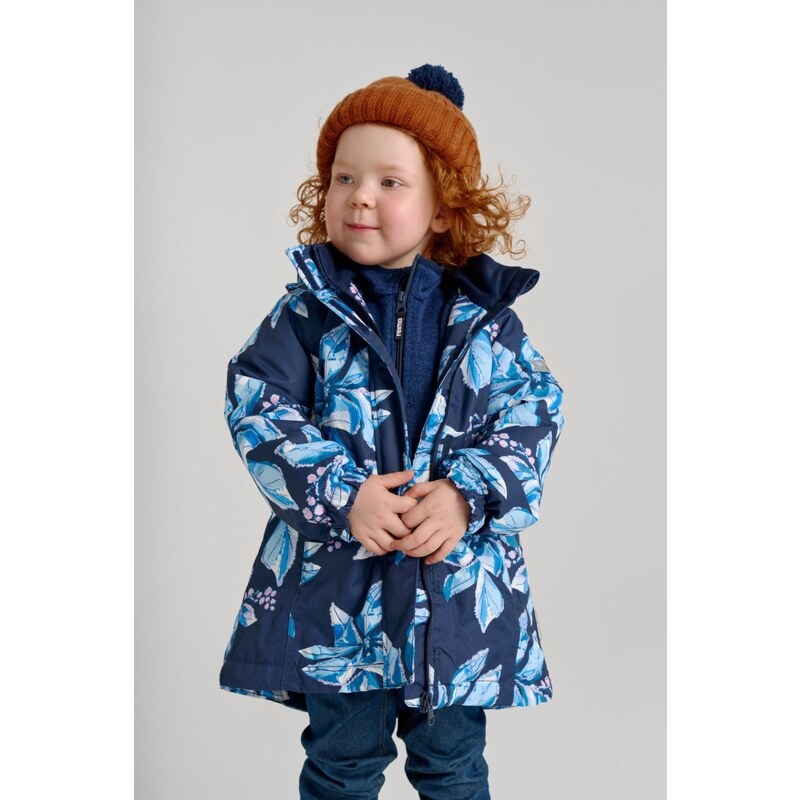 Dívčí zimní bunda Reima Toki tmavě modrá