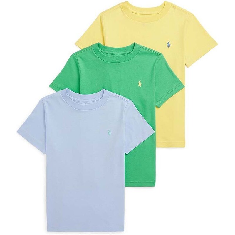 Dětské tričko Polo Ralph Lauren 3-pack s aplikací