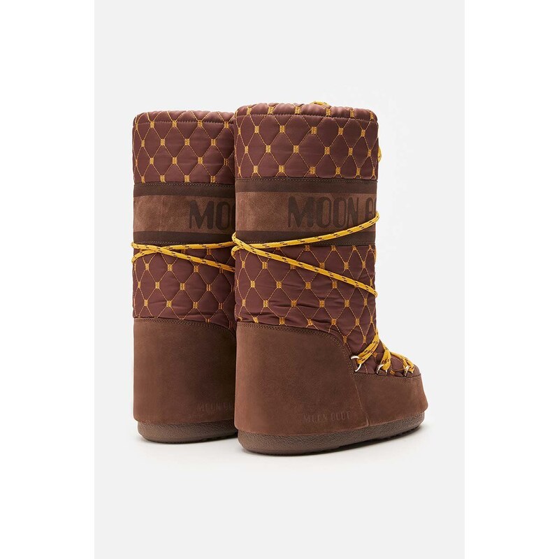 Sněhule Moon Boot Icon Quilted hnědá barva, 14029000.002