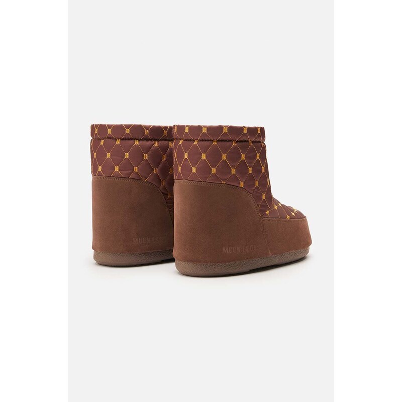 Sněhule Moon Boot Icon Low Nolace Quilted hnědá barva, 14094800.002