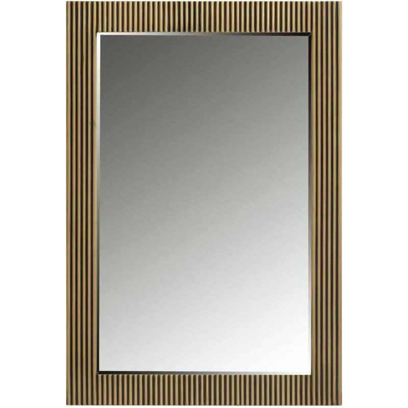 Mosazné závěsné zrcadlo Richmond Ironville 104,5 x 71 cm