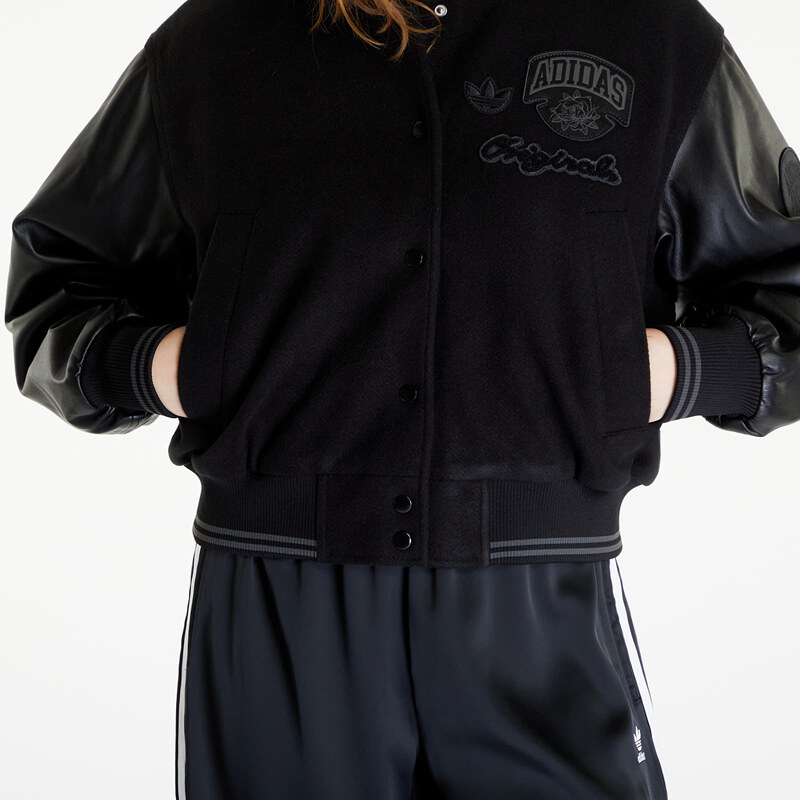 adidas Originals Dámská bunda bomber adidas Oversized Collegiate Jacket Black