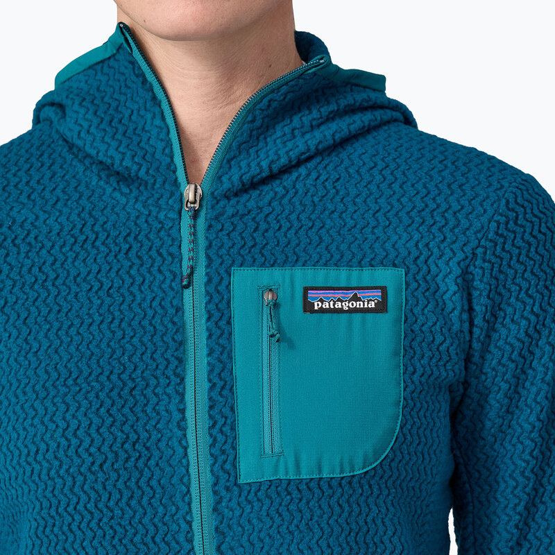 BDámská trekingová mikina Patagonia R1 Air Full-Zip lagom blue