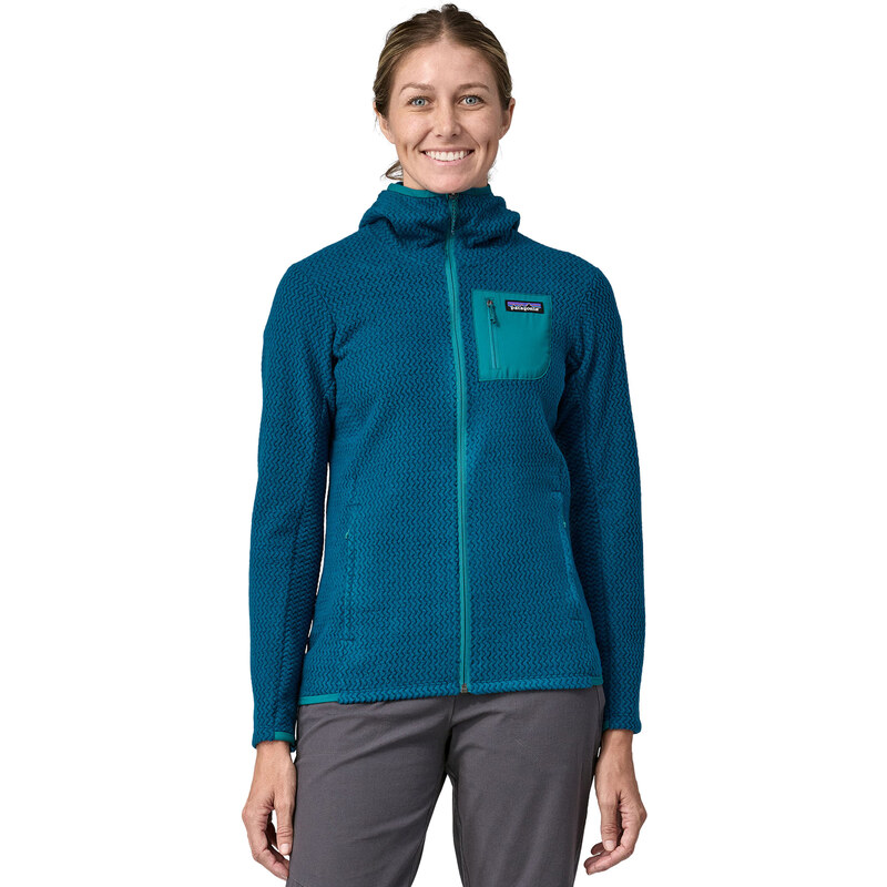 BDámská trekingová mikina Patagonia R1 Air Full-Zip lagom blue