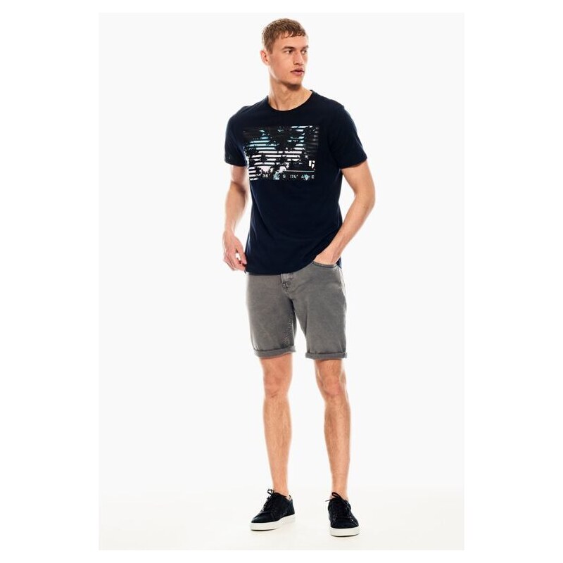 Pánské triko GARCIA T-Shirt 292 Dark Moon