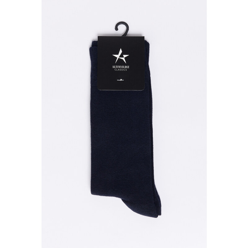 ALTINYILDIZ CLASSICS Men's Navy Blue Single Socks with Bamboo.