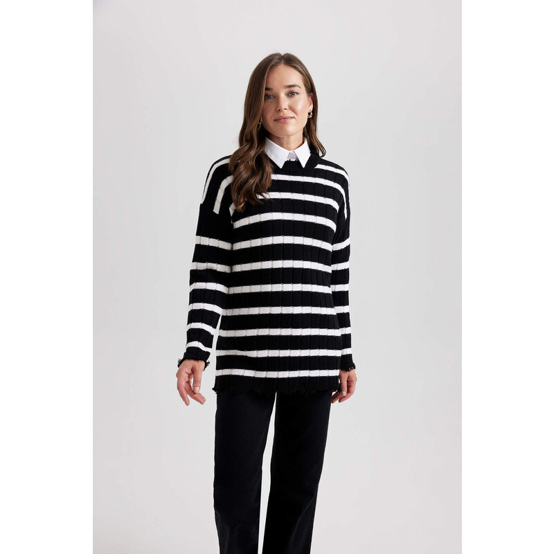 DEFACTO Regular Fit Striped Tunic