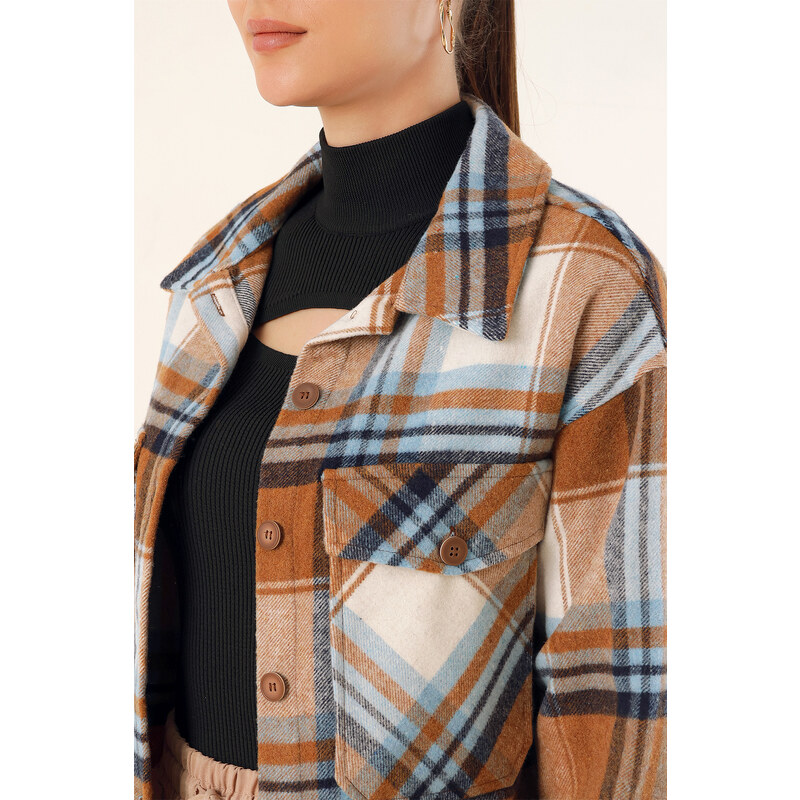 Bigdart 3958 Oversize Lumberjack Shirt - Tan