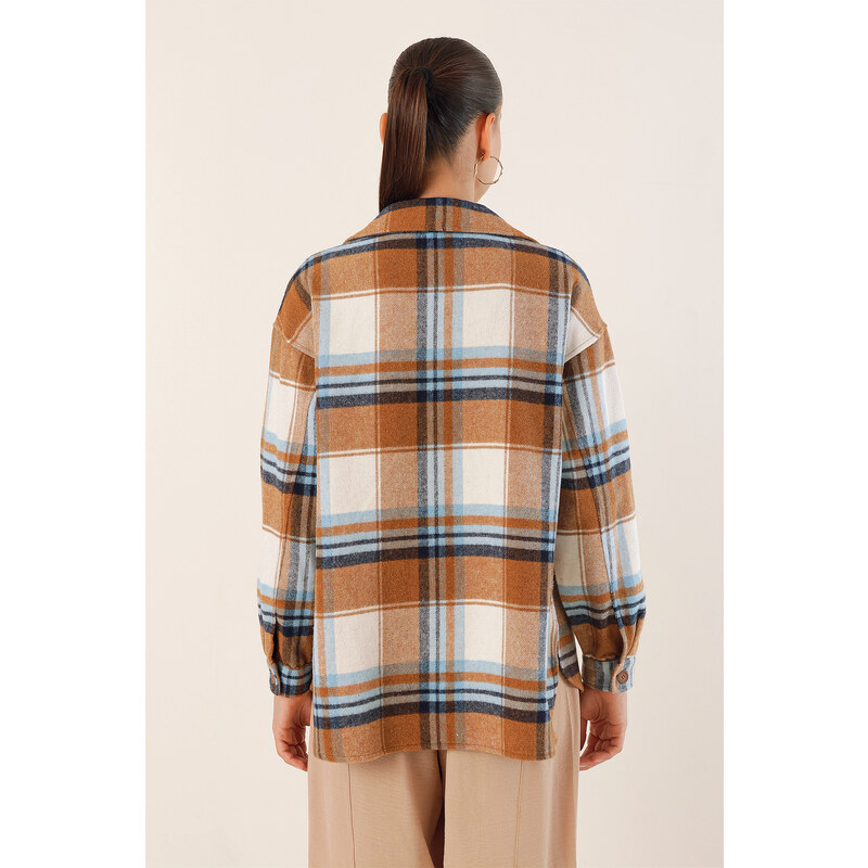 Bigdart 3958 Oversize Lumberjack Shirt - Tan