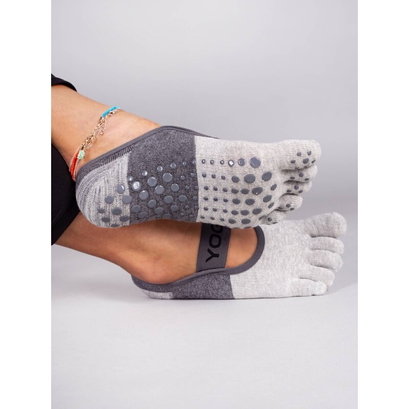 Yoclub Unisex's Socks For Yoga 2-Pack SKS-0018U-AA2A