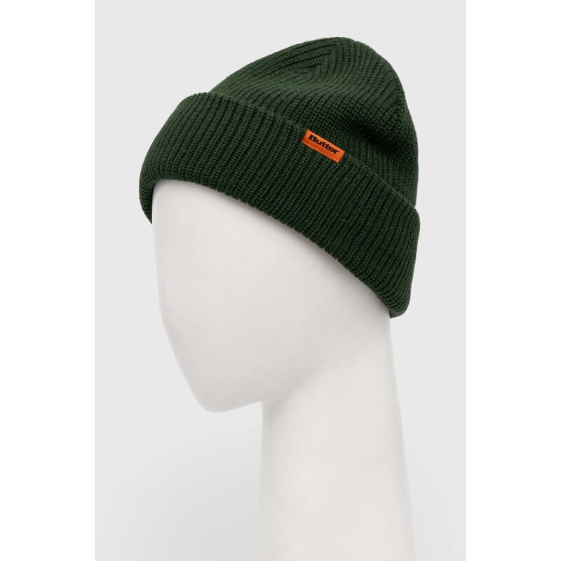 Čepice Butter Goods Tall Wharfie Beanie zelená barva, BGQ423D14204