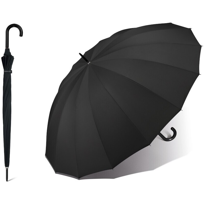 happy rain Černý partnerský deštník 44853