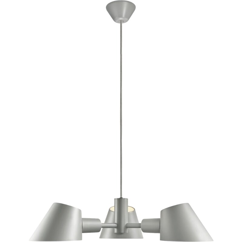 Nordlux Šedé kovové závěsné světlo Stay 60 cm