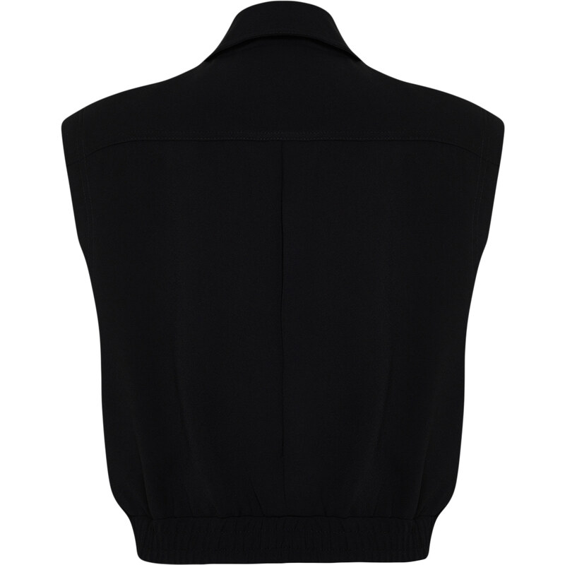 Trendyol Black Regular Woven Vest