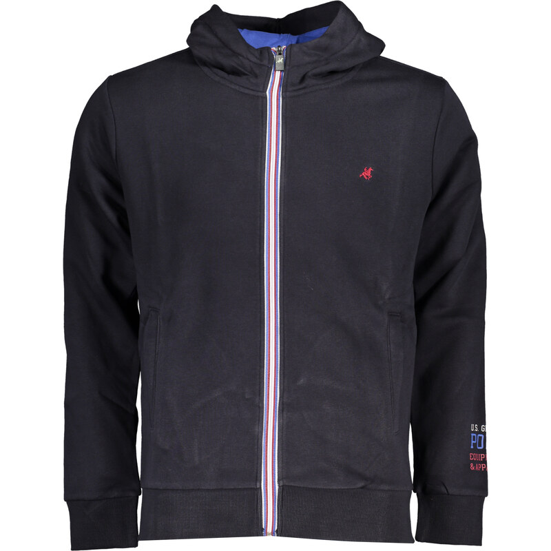 U.S. GRAND US GRAND POLO MENS BLUE ZIP SWEATSHIRT