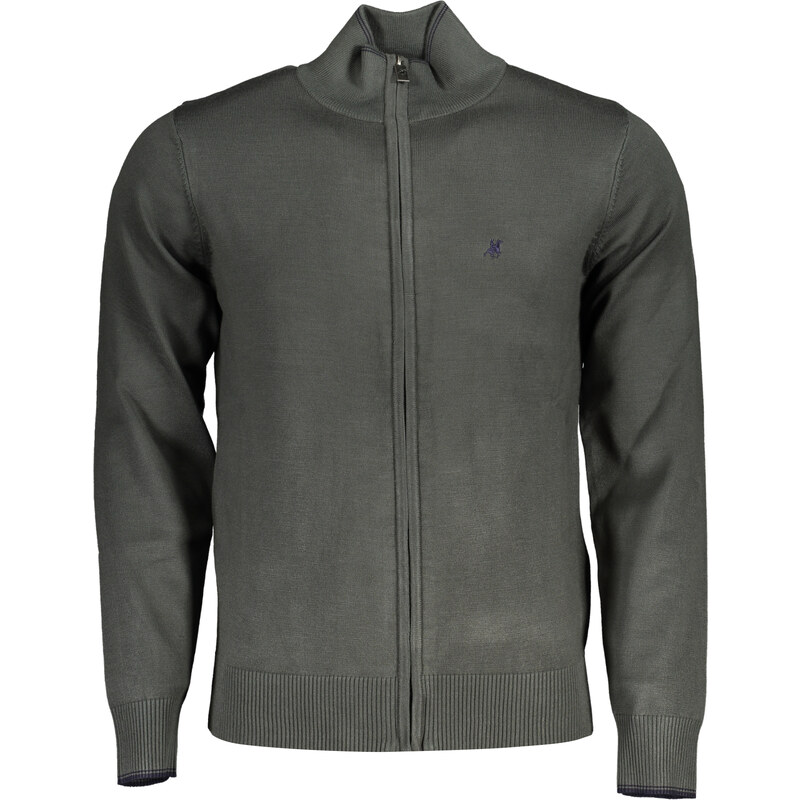 U.S. GRAND US GRAND POLO GREEN MENS CARDIGAN