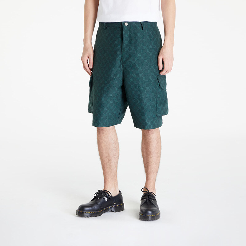 Pánské kraťasy Daily Paper Benji Monogram Cargo Shorts Pine Green