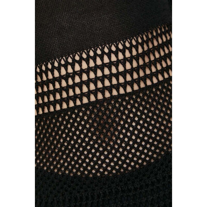 Šaty Pinko černá barva, maxi, 103249.A1QU