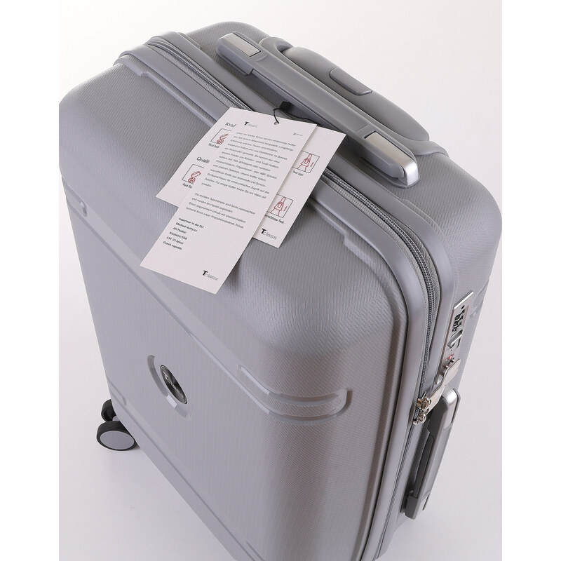 Příruční zavazadlo T-class 2213 stříbrná, M, 35 l