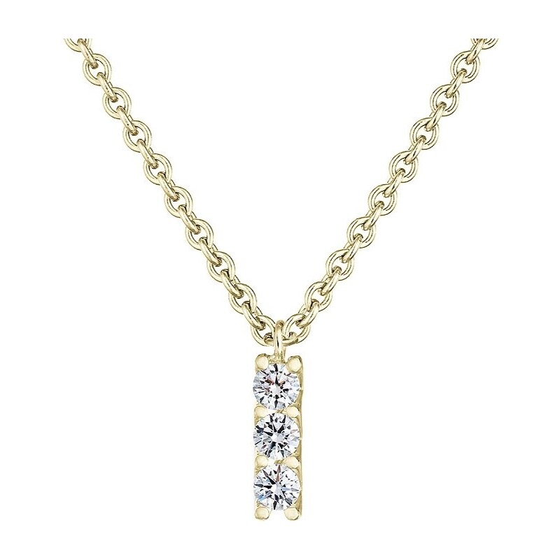 Tiami Přívěsek ze žlutého zlata s diamanty Pure Line 3